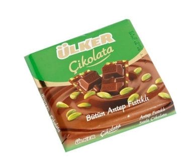 Ulker chocolate with pistachio Antebi