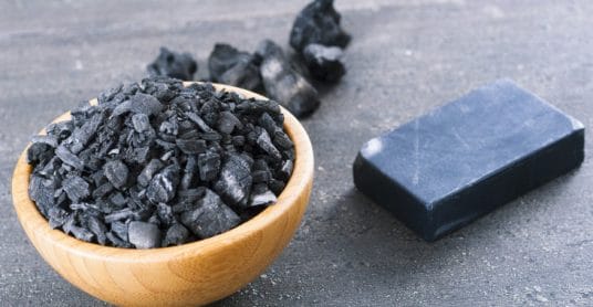Activated charcoal soap 