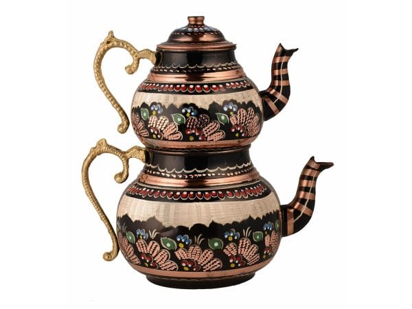 Embossed Double Ottoman Teapots