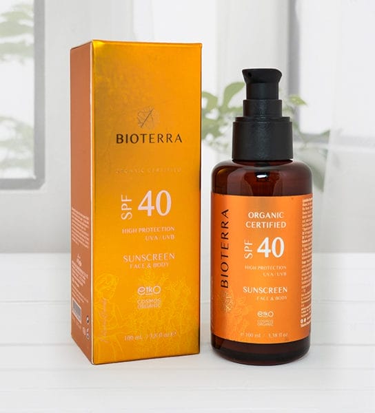 Bioterra Organik Sunscreen SPF 40 Güneş Kremi 100 ml e1603271895697