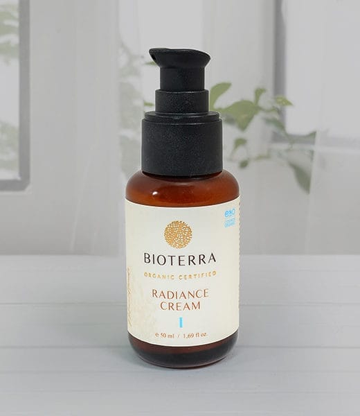 Bioterra كريم وجه عضوي لبشرة مشعة | 50 مل بيوتيرا