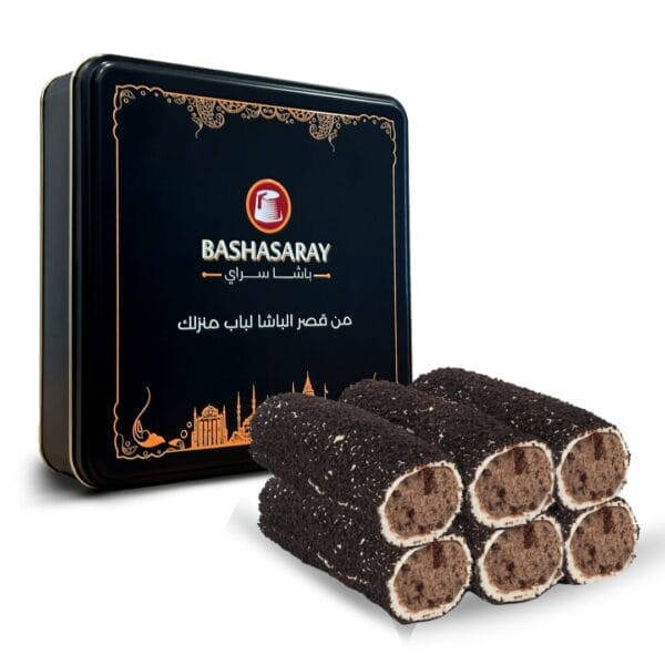 حلقوم فاخر بالكريمة مزين مثل بسكويت اوريو