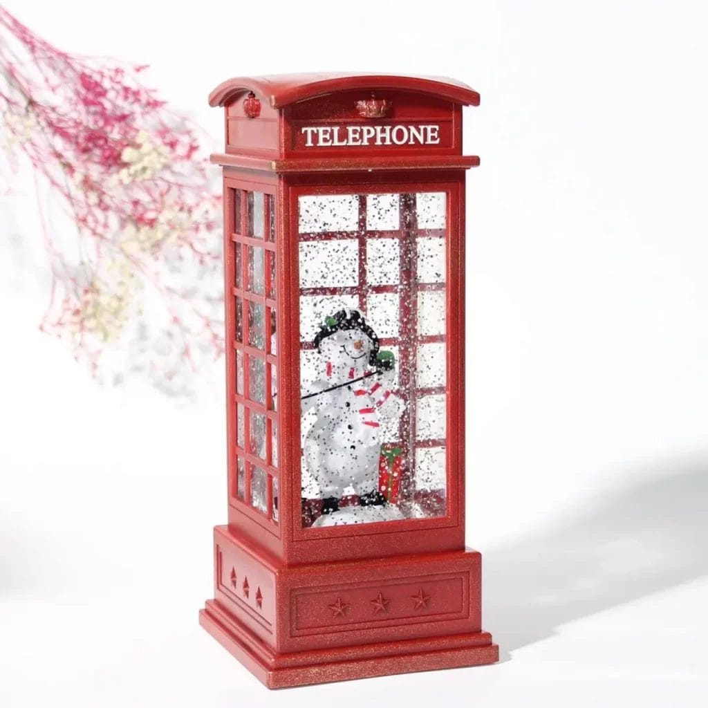 كشك هاتف ديكور مع الضوء والموسيقى