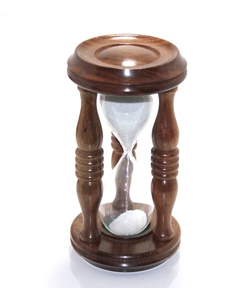 ساعة رملية خشبية 560 غرام