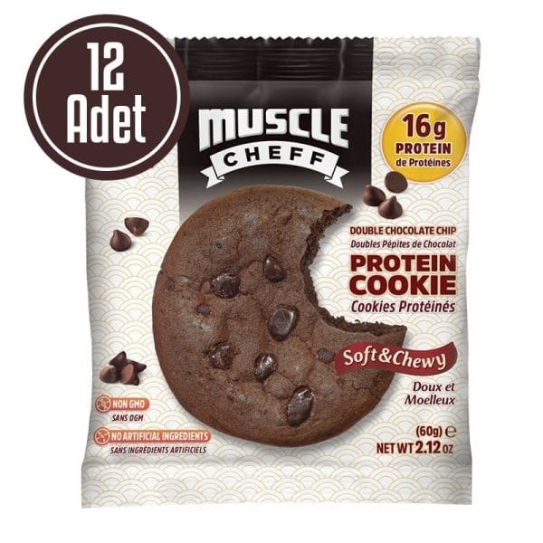 muscle cheff protein kurabiye 60 gr 12 adet 41310
