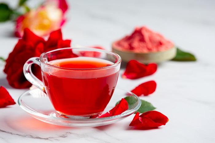 شاي الورد التركي