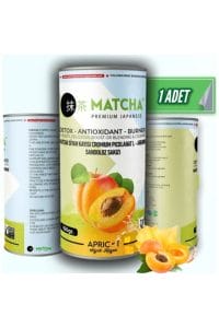 Japanese matcha tea with apricot - 160 gr