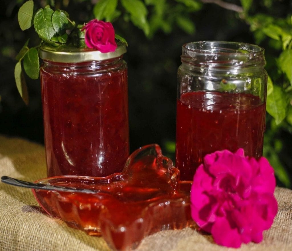 Handmade Turkish rose jam from Nazlikoy