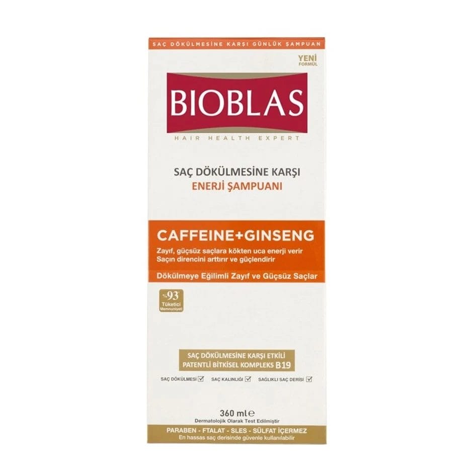 شامبو الجنسنج والكافيين للشعر من بيوبلاس