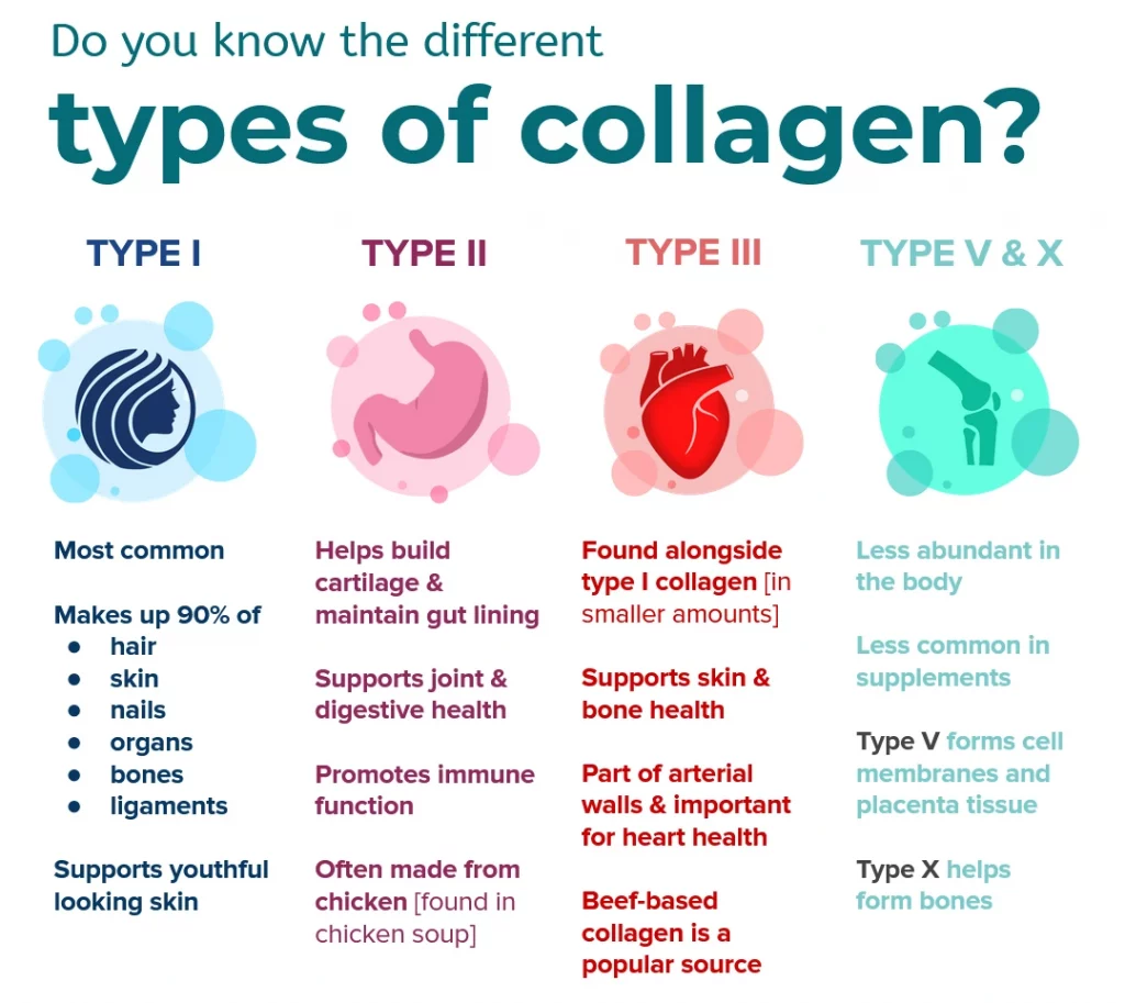 انواع الكولاجين