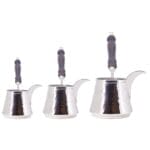 ⁦دلة قهوة تركية - طقم 3 قطع - الوان مختلفة⁩ - الصورة ⁦2⁩