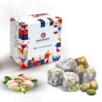 حلقوم تركي فاخر بالفستق المغطى بالسكر البودرة