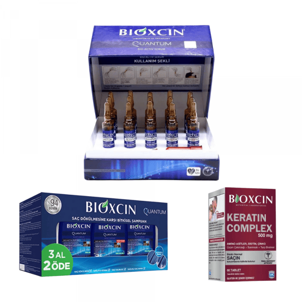 المجموعة الطبية من بيوكسين bioxcin لعلاج تساقط الشعر