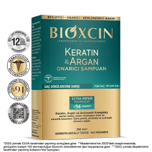 Bioxcin Shampoo with Keratin and Argan Oil for Hair Treatment