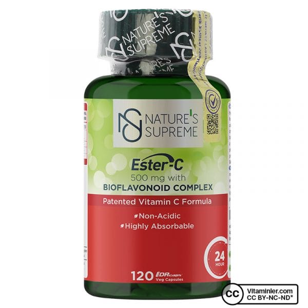 natures supreme ester c 500 mg c vitamini 120 kapsl 43076