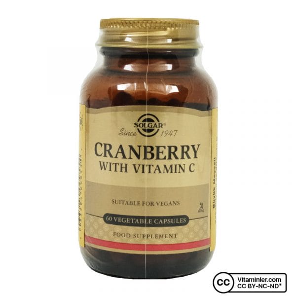 solgar cranberry with vitamin c 60 kapsl 57610