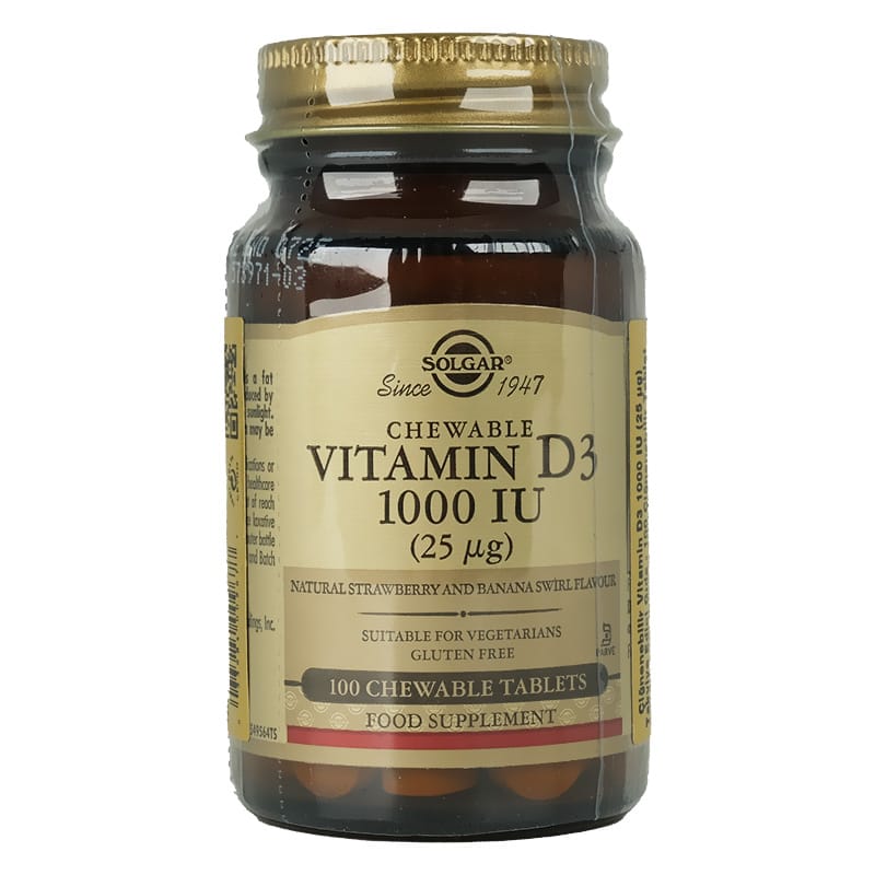 solgar vitamin d3 1000 iu 100 inenebilir form 70464