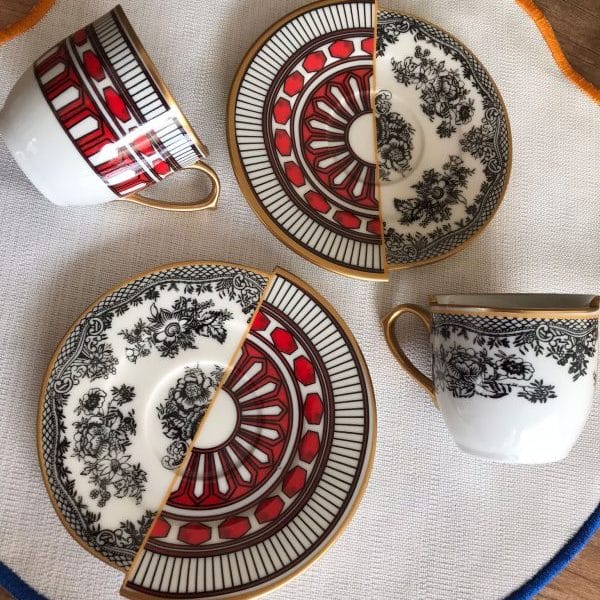 Turkish Coffee Cups, 4 Pieces