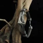 ⁦سوار جلد من الفضة الاسترليني 925 منقوش للرجال⁩ - الصورة ⁦2⁩