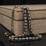 سبحة كوك بالفضة ومزينة بشراشيب مع كتابة الاسم