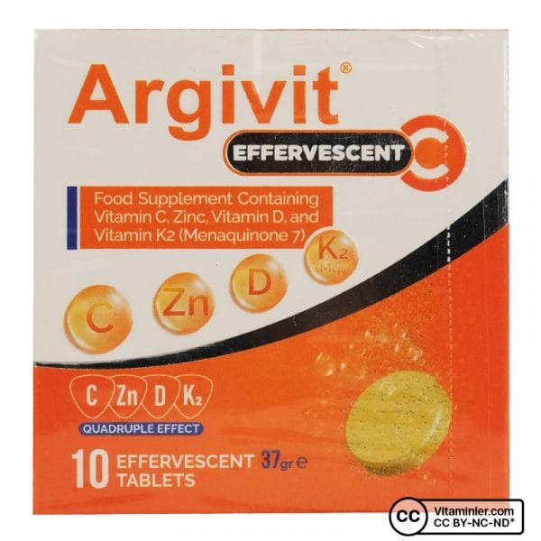 argivit vitamin c 10 efervesan tablet 82283