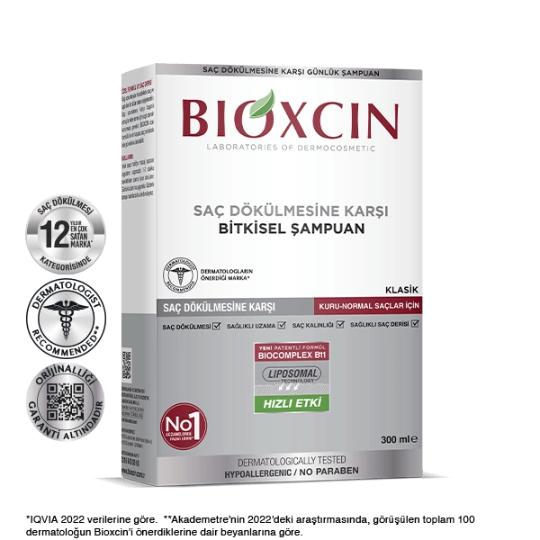 bioxcin klasik kuru normal sampuan 648043ee0d2f473ca76ed08309cf598b