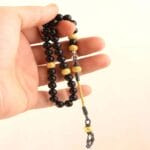 سبحة عقيق من الفضة الإسترليني