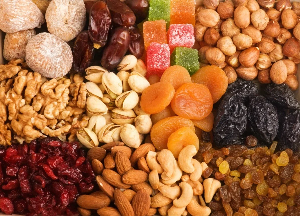 تحسين نظامك الغذائي بالفواكه والمكسرات التركية