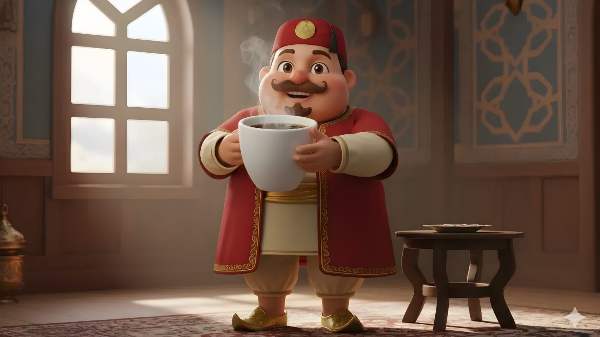 شرب قهوة الهندباء